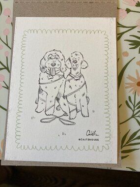 @Caitshouse Vending Machine - Dog Park Mini Print 2 Poodles NYC (Not Inciardi)